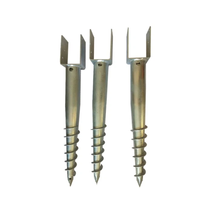 Galvanized U Type Ground Screw Pile