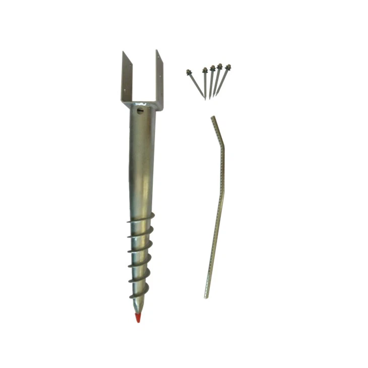Galvanized U Type Ground Screw Pile