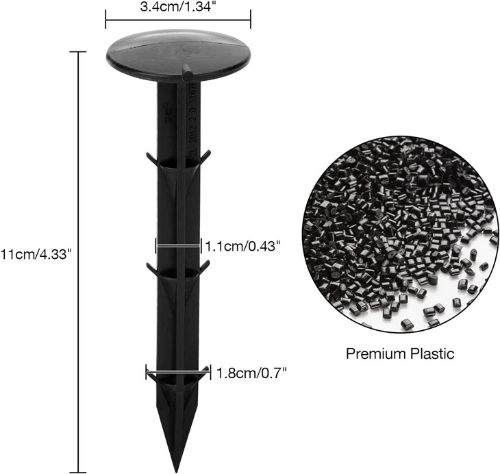 4.3inch Plastic Gardening Ground Nail